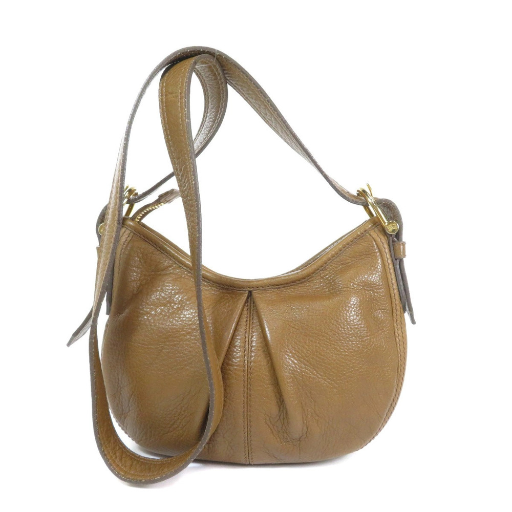 Burberry leather shoulder bag Black